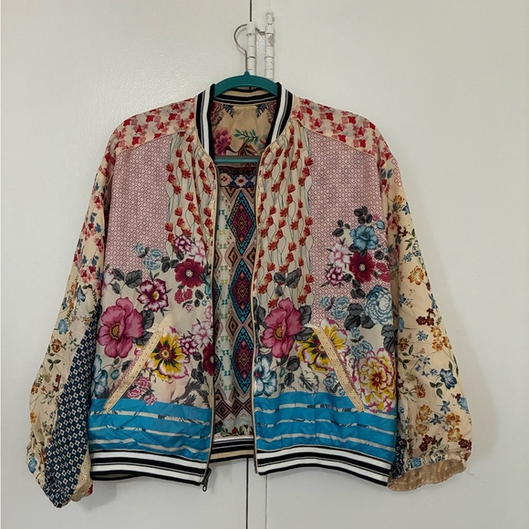 Silk Reversible Johnny Was Jacket - Picture 4 of 4